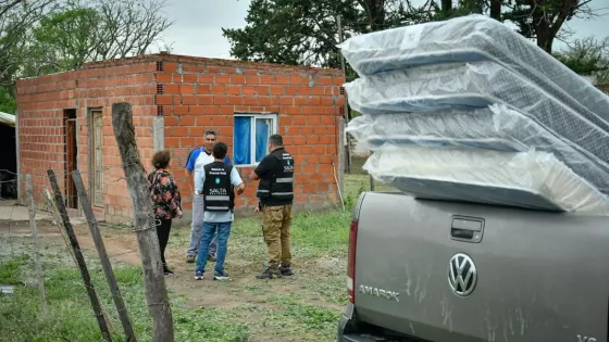 La Provincia asistió a familias afectadas por las lluvias en distintos municipios