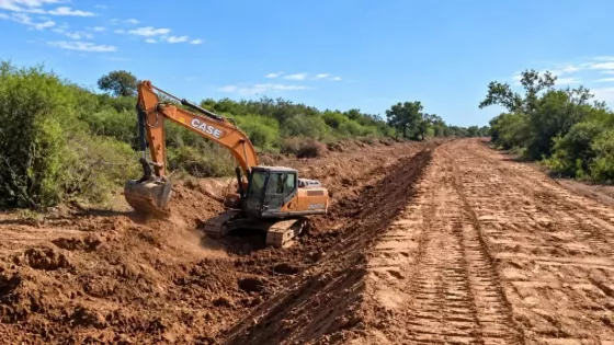 Río Pilcomayo: obras continuas para la protección de comunidades en el departamento Rivadavia