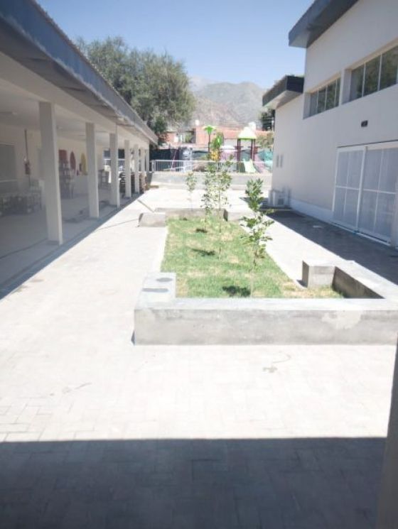 Etapa final de la remodelación de la escuela Facundo Zuviría de Cafayate