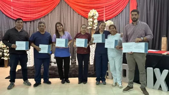 El hospital San Roque reconoció a nueve egresados de la Concurrencia de Enfermería Bilingüe