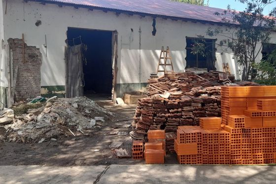 Avanzan las obras en el hospital de salud mental Miguel Ragone