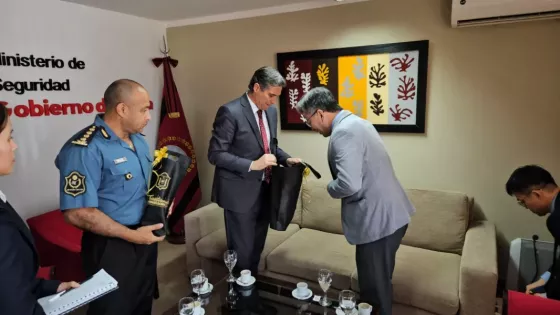 El Embajador de la República de Corea visitó la sede del Ministerio de Seguridad de Salta
