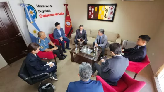 El Embajador de la República de Corea visitó la sede del Ministerio de Seguridad de Salta