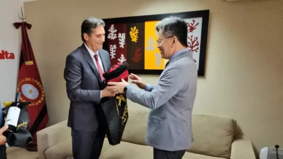 El Embajador de la República de Corea visitó la sede del Ministerio de Seguridad de Salta