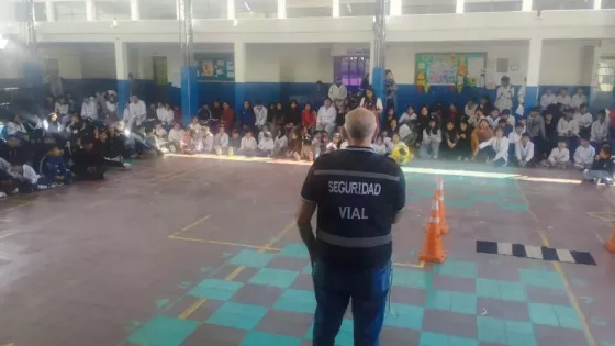 Más de 280 alumnos de Vaqueros fueron capacitados como “Promotores Viales”