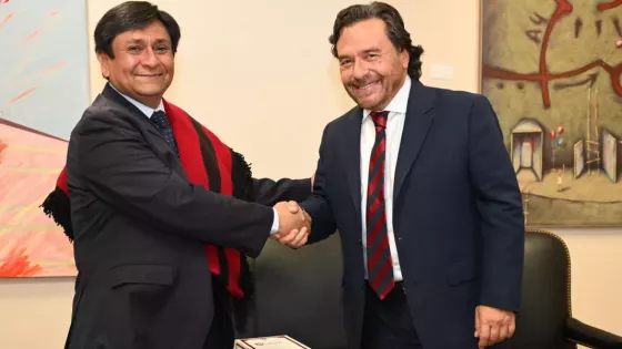 Sáenz y el gobernador de Antofagasta avanzan en una agenda de integración por el Paso de Sico