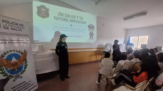 La Policía continúa con las acciones preventivas sobre el consumo de sustancias psicoactivas en la provincia