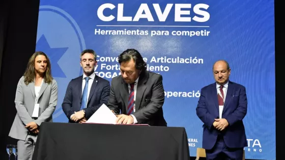 Sáenz firmó convenios con el CFI por $4.000 millones para fortalecer a las MiPyMEs