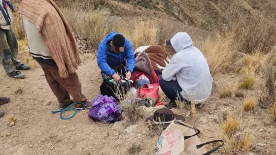 Cafayate: Rescataron a un hombre tras una caída de caballo en Abra Blanca