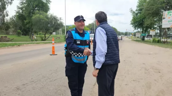 Supervisaron el trabajo preventivo y operativo de la Sección Seguridad Vial en Tartagal