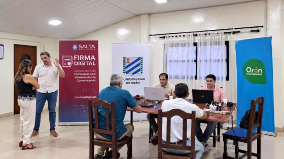 La Provincia otorgó 120 firmas digitales en Orán para facilitar trámites y reducir el uso de papel