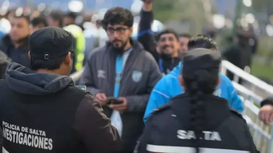 Cobertura de seguridad durante la semifinal de la Copa Argentina