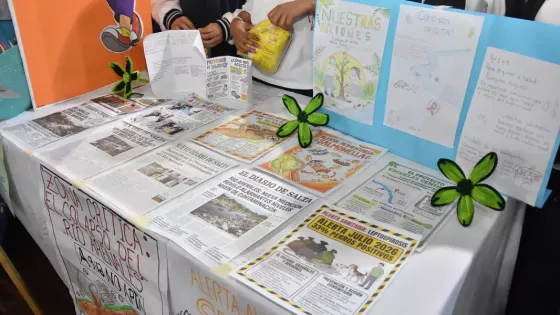 60 escuelas centinela exponen proyectos de prevención sanitaria y cuidado ambiental del Cordón Sanitario del río Arenales