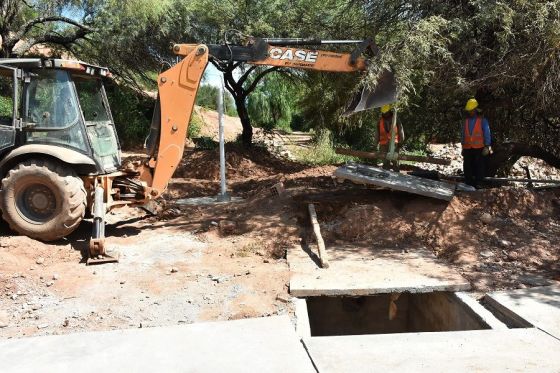 Avance del 50% en las obras del la primera etapa del dique Cabra Corral