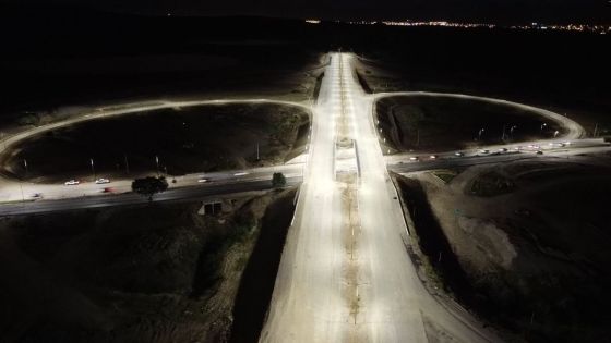 Habilitaron el sistema de iluminación en el paso bajo nivel de Grand Bourg y el nudo vial de la circunvalación noroeste