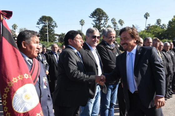 Malvinas a 40 años: el gobernador Sáenz presidió los actos de homenaje a sus héroes