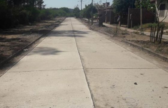 Finalizó la obra de pavimentación en Río Piedras