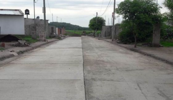 Finalizó la obra de pavimentación en Río Piedras