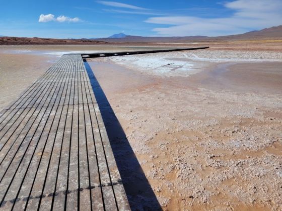 “Ojos de Mar”: en el predio se hicieron obras para el acceso y circulación de los visitantes