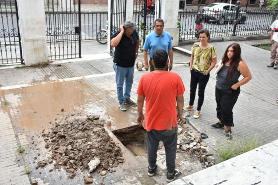 La ministra Fiore supervisó el acondicionamiento de escuelas para el inicio de clases.