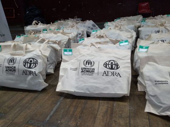Entregaron kit de abrigo a personas refugiadas que residen en Salta