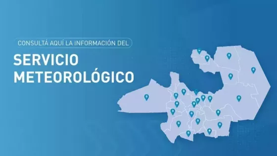 Alerta meteorológica por tormentas en distintas regiones de la provincia