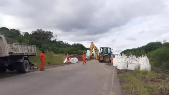 Ruta Provincial 5: Vialidad de Salta realiza trabajos de protección en el puente de Las Hacheras