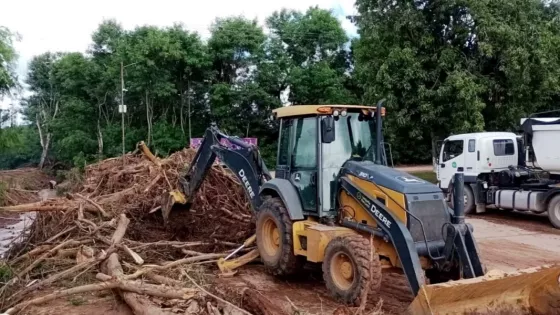 Trabajo provincial con municipios afectados por las lluvias