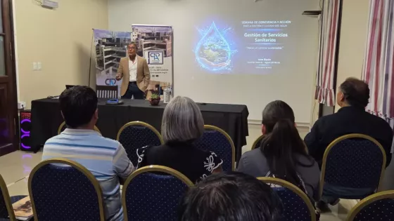 Aguas del Norte expuso sobre la Gestión de Servicios Sanitarios