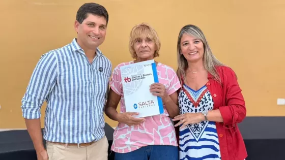 Familias de Orán se benefician con el proceso de regularización dominial de terrenos