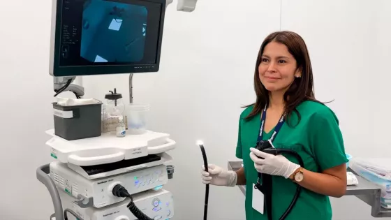 Más de 300 colonoscopías realizadas durante el último año en el hospital Papa Francisco