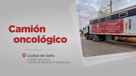 El móvil oncológico realizará mamografías y PAP en la Ciudad de Salta