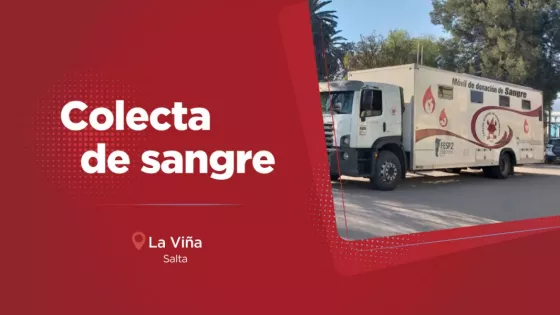 En La Viña se colectará sangre del grupo O positivo