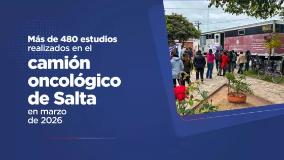 En marzo se hicieron más de 480 estudios en el camión oncológico de la provincia