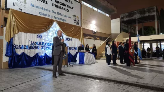 El Colegio Secundario N° 5.027 “Gral. José de San Martín” celebró sus Bodas de Oro