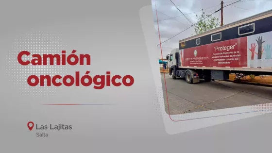 El lunes el móvil oncológico realizará mamografías y papanicolaou en Las Lajitas