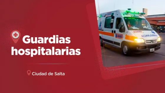 Más de 2700 personas fueron asistidas en guardias hospitalarias durante el fin de semana