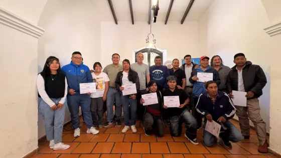Cachi: entregaron certificados a 28 participantes del programa Salta Capacita