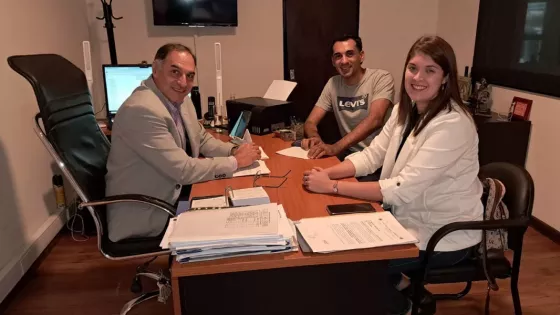 El presidente de SAETA recibió a concejales de Rosario de Lerma