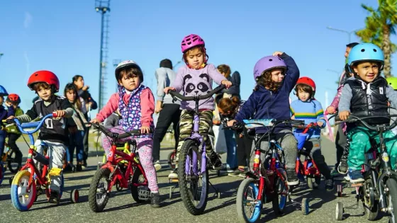 Mañana habrá una Bicicleteada para niños en el Parque Bicentenario