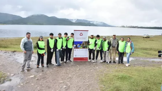 Realizaron una jornada de limpieza en el Dique Campo Alegre y el perilago