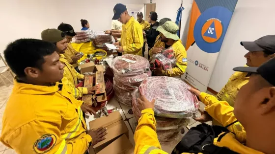 Defensa civil adquirió herramientas para el combate de incendios forestales