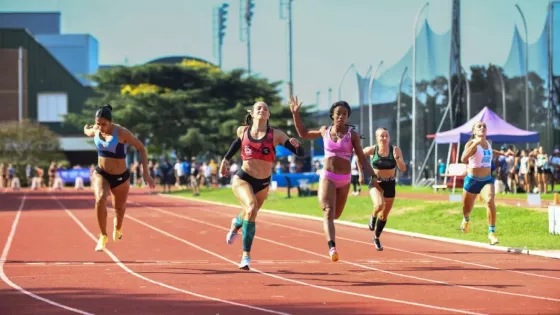 Milagros Damico logró un doble récord nacional en los 100 metros