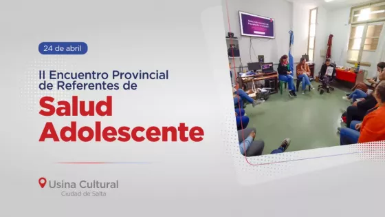 Mañana se realizará el encuentro anual de referentes de Salud Adolescente