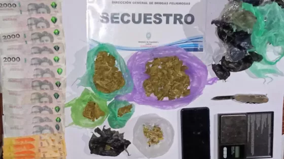 Denuncias Web: detenido y secuestro de más de 460 dosis de droga en Cafayate
