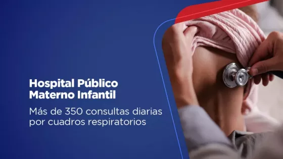 La emergencia pediátrica del Materno Infantil supera las 350 consultas diarias por cuadros respiratorios