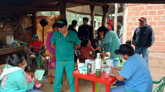 Salud refuerza la asistencia en territorio: operativos médicos en Santa Victoria Este, Rivadavia Banda Sur y La Unión
