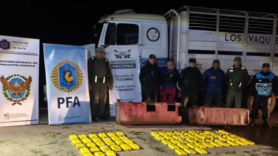 Más de 70 kilos de cocaína incautados en un procedimiento interfuerzas