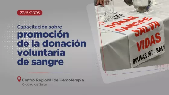 Jornada de capacitación sobre promoción de la donación voluntaria de sangre