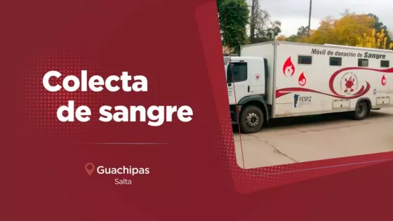 En Guachipas habrá colecta de sangre este jueves